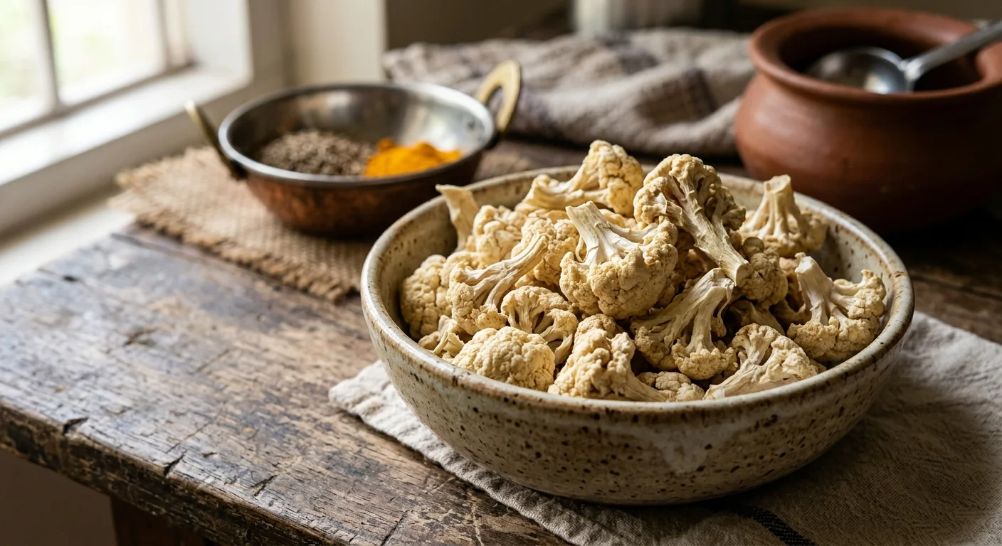 Dehydrated Cauliflower Florets (Phool Gobi)