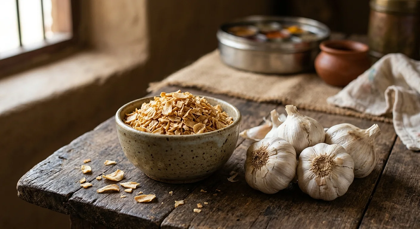Dehydrated Garlic Flakes (Lahsun)