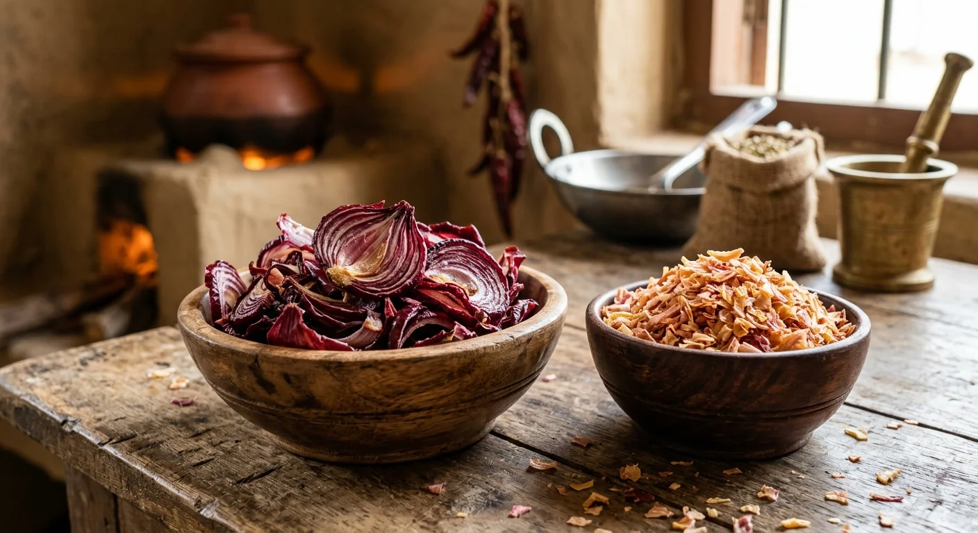 Sun-Dried Red Onion Slices (Pyaaz)