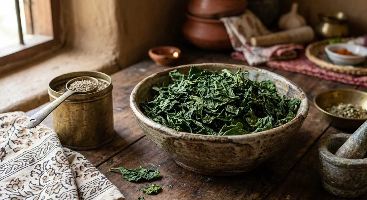 Dehydrated Spinach Flakes (Palak)